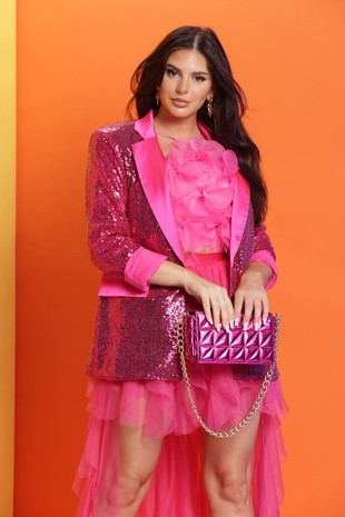 Plus Size Annabella Two Piece Skirt Set - Pink – Magnolia Fashion Wholesale