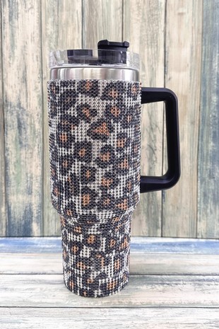 JUDSON & COMPANY 40 OZ Travel Tumbler with Handle - Amber Marie