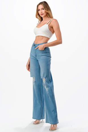 Molly Mid-Rise Flare Jeans – Allie and Me Boutique