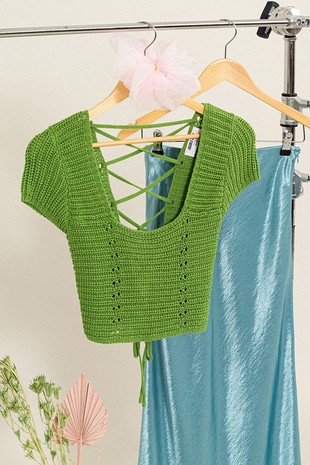 Crochet Top Bralette, Boho Knit Crop Top, Cotton Crop Tops, Fitted Black Top,  Romantic Top, Bustier Top, Knit Crop Top, Hand Knitted Top -  Canada