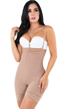 1115 JACKIE L Panty Thong Strapless Body Shaper With Zipper