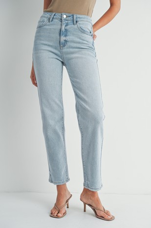 Mens Jeans Patch Bear 32 x 29 Streetwear Denim Novelty Fun Straight Leg Blue