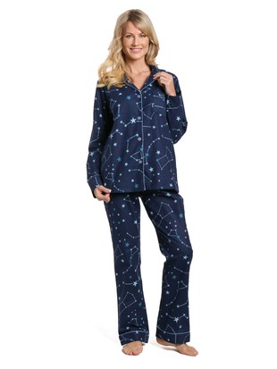 Noble Mount Flannel Pajamas Women, 2Pc Pajama Set India