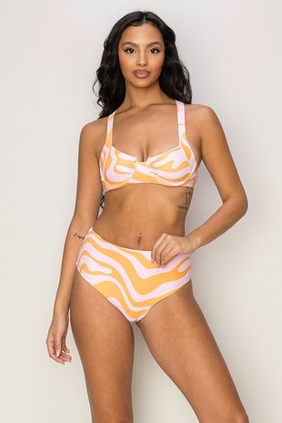 Dora swimsuit / C3 - two-piece swimsuit with super push up zebra pattern  2023 • LAVEL swimsuits