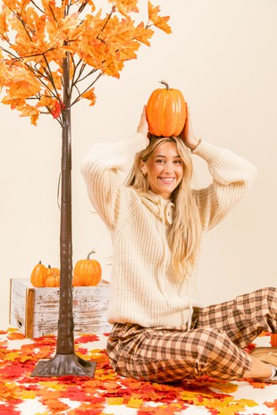 BiBi, Sweaters, Glam Pumpkin Sequin Hoodie