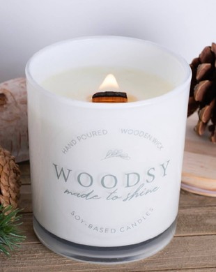 Bookworm Wood Wick Soy Candle - Together Farms